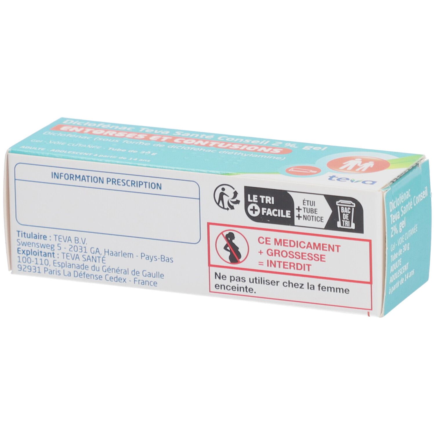 Diclofénac Teva gel anti-inflammatoire