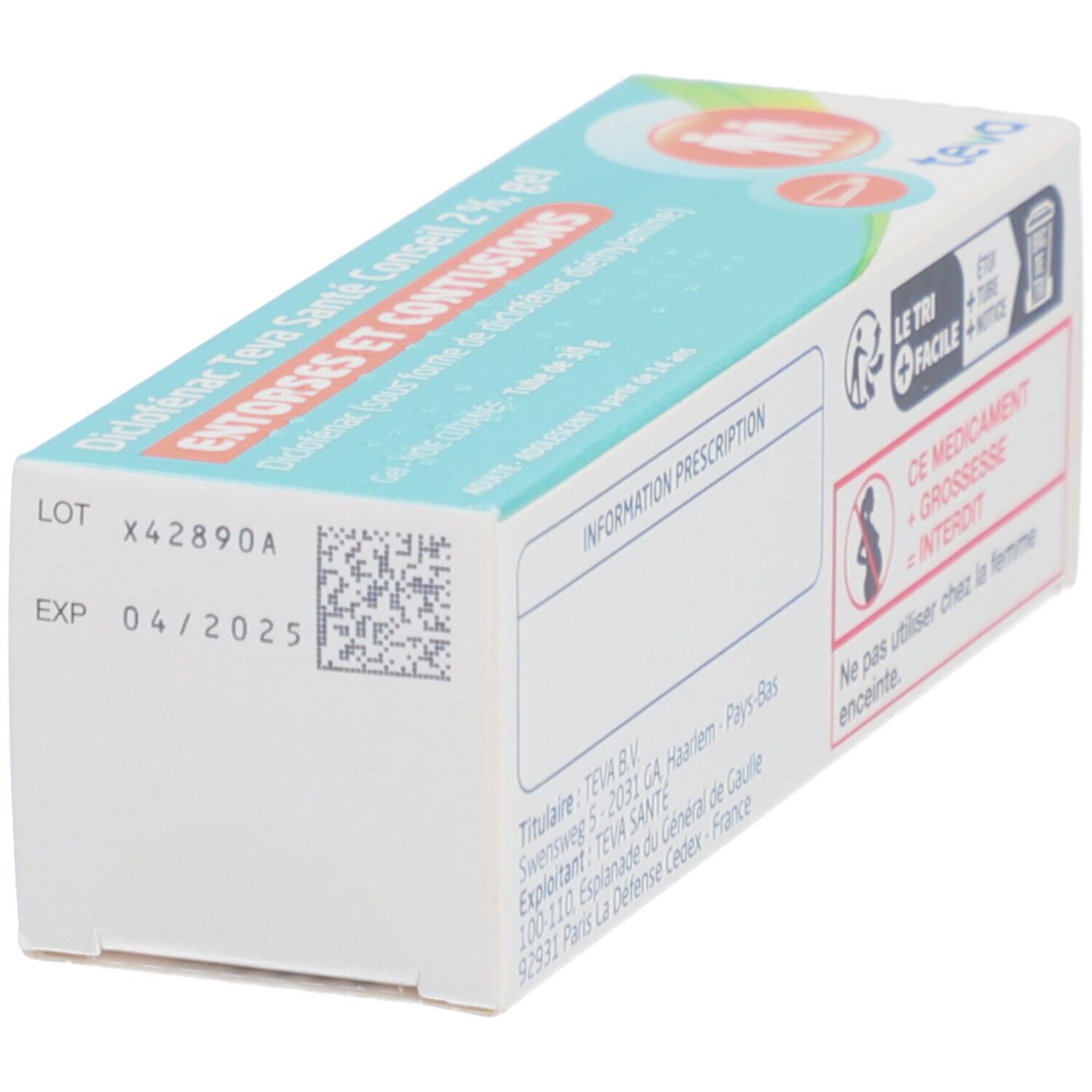 Diclofénac Teva gel anti-inflammatoire