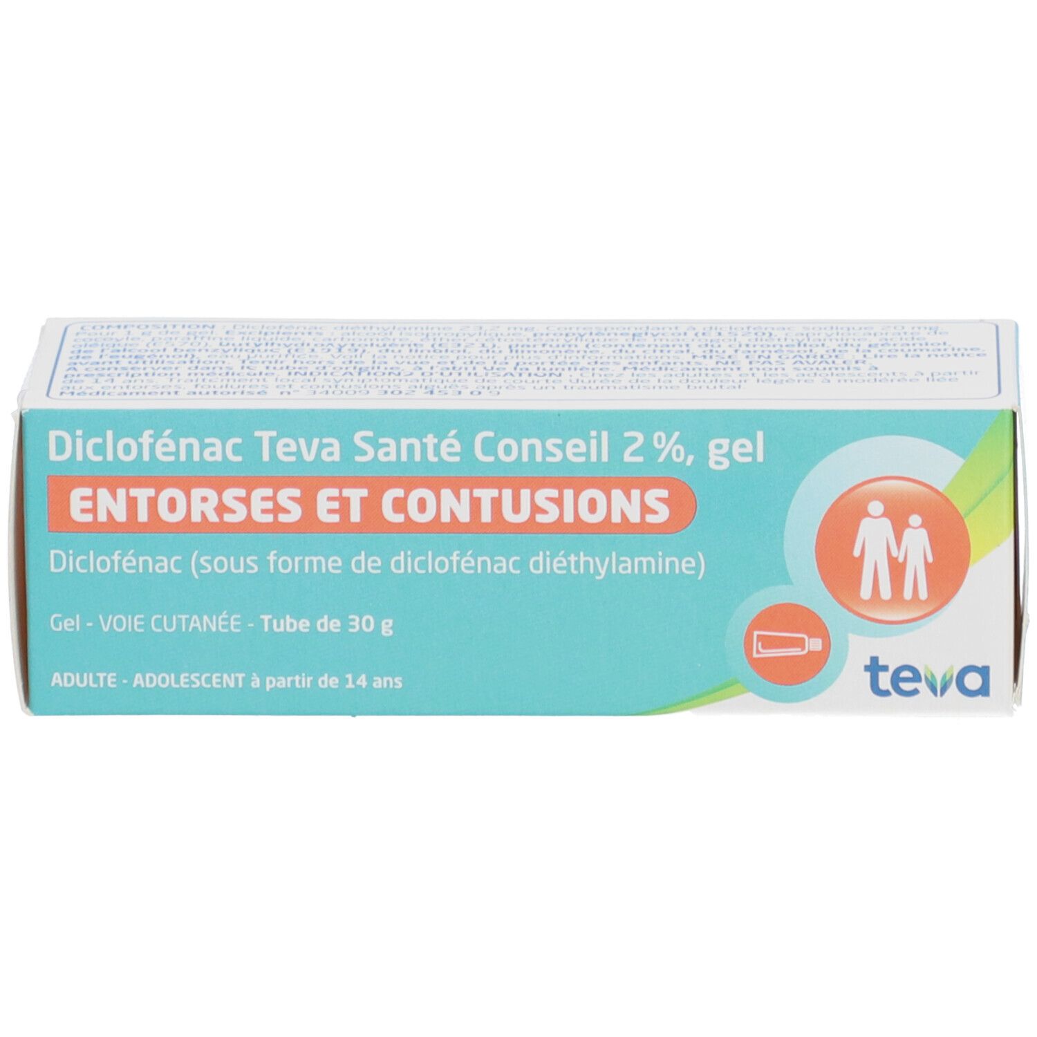 Diclofénac Teva gel anti-inflammatoire