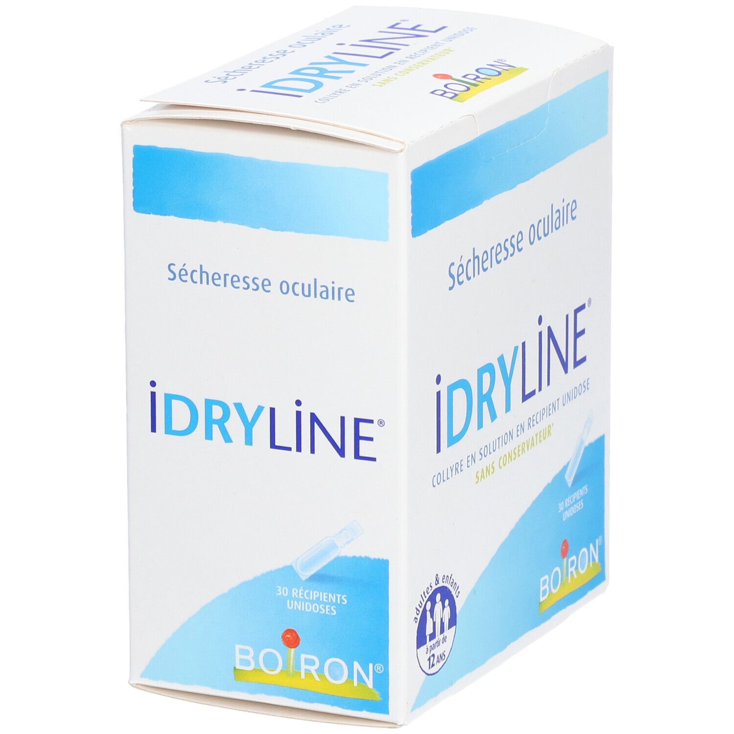 IDRYLINE, collyre en solution en récipient unidose, boîte de 30 récipients unidoses de 0,4