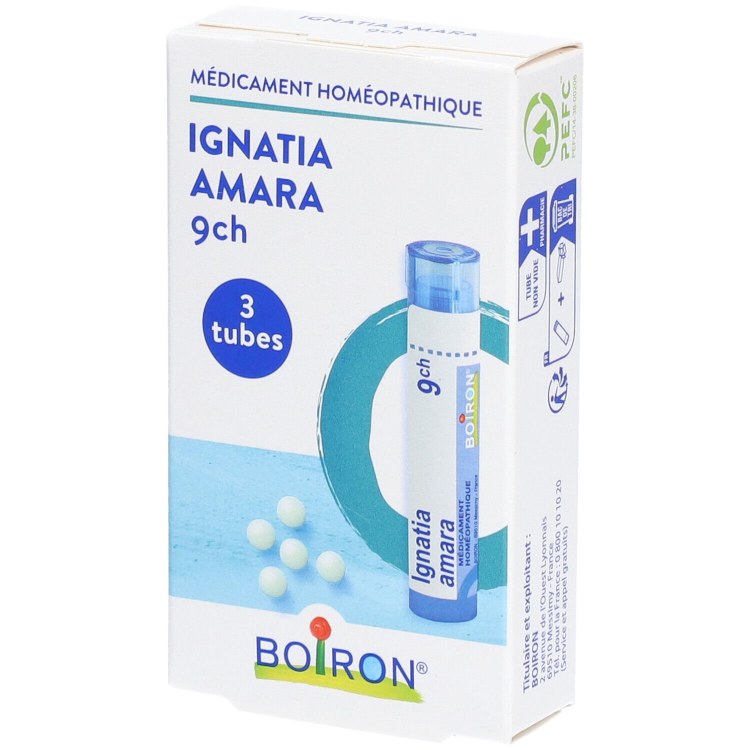 IGNATIA AMARA 9CH BOIRON 9CH pack de 3 tube-granules