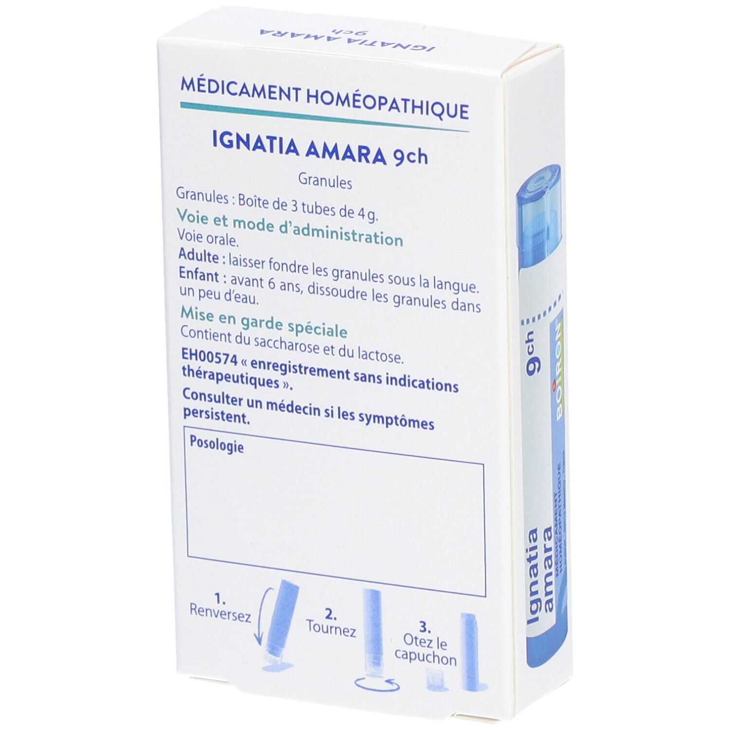 IGNATIA AMARA 9CH BOIRON 9CH pack de 3 tube-granules