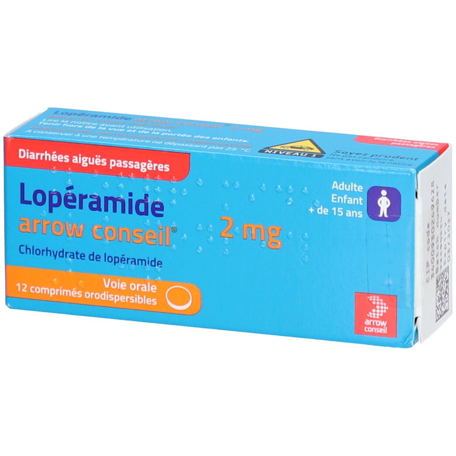 Loperamide ARROW Conseil Comprimés