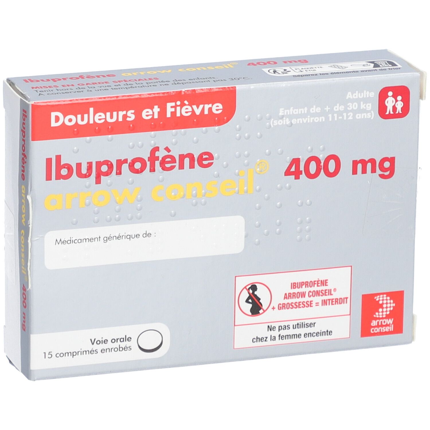 Ibuprofène Arrow Conseil