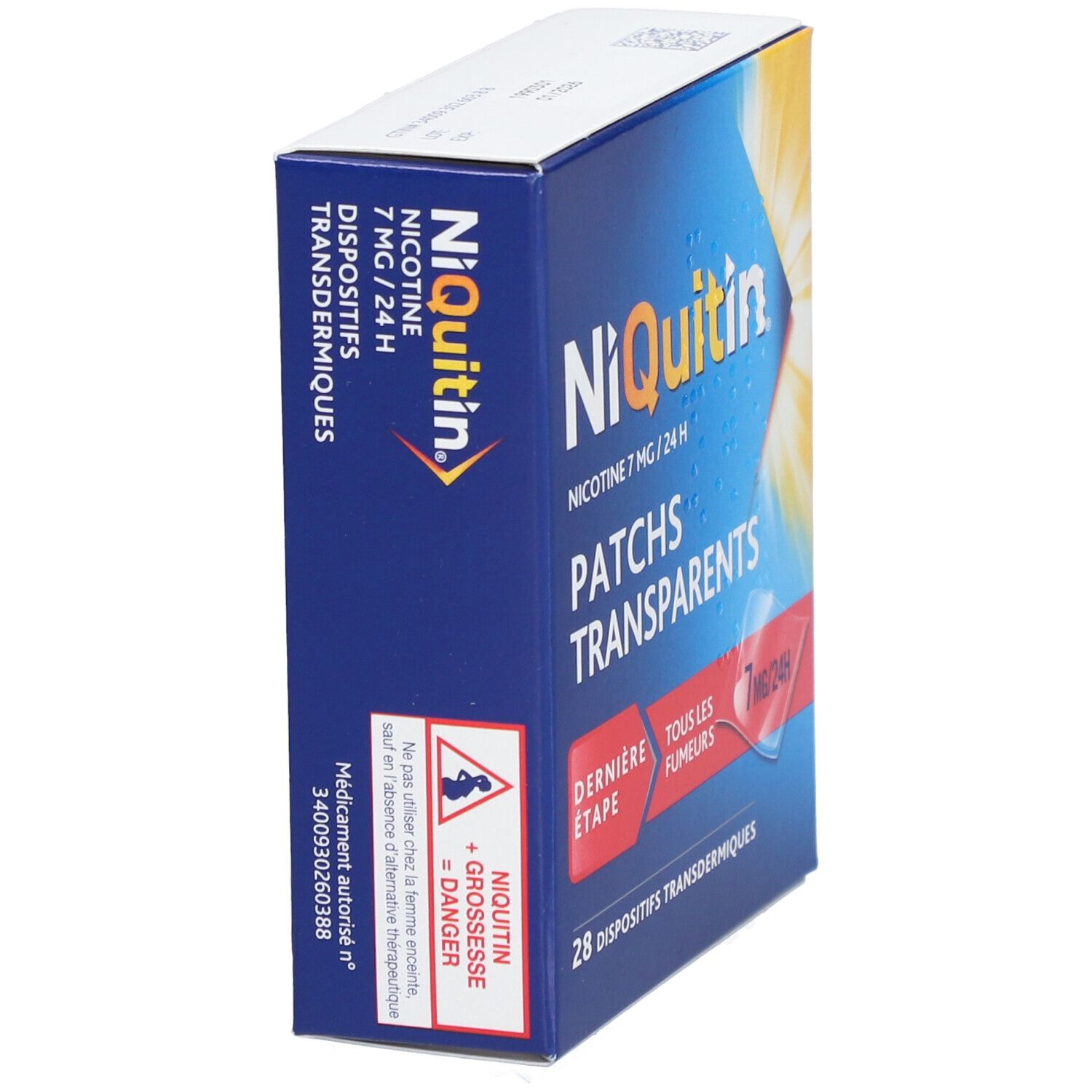 NIQUITIN dispositif transdermique 24h pour le sevrage tabagique