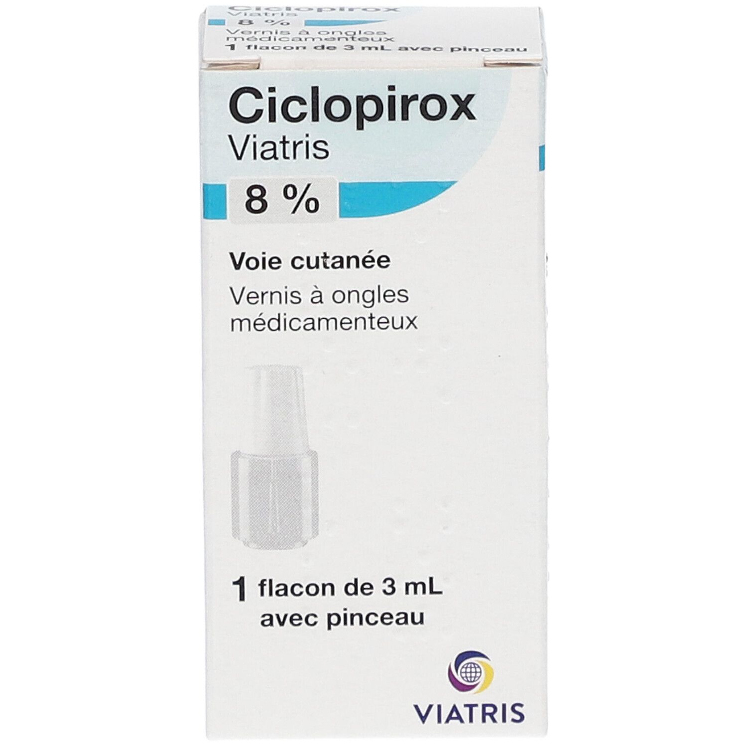 Ciclopirox Mylan 8%