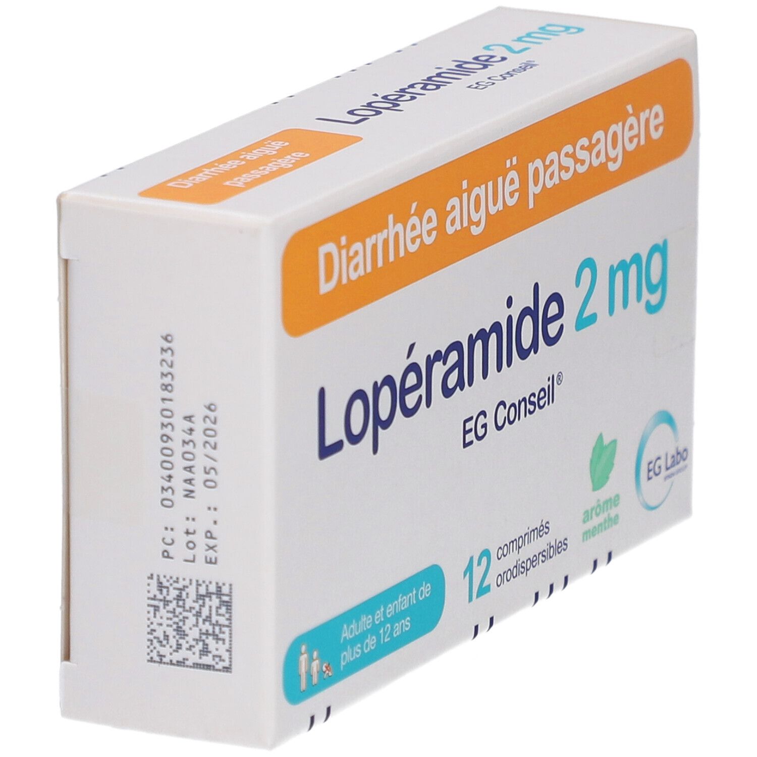 EG Labo Lopéramide 2 mg EG Conseil