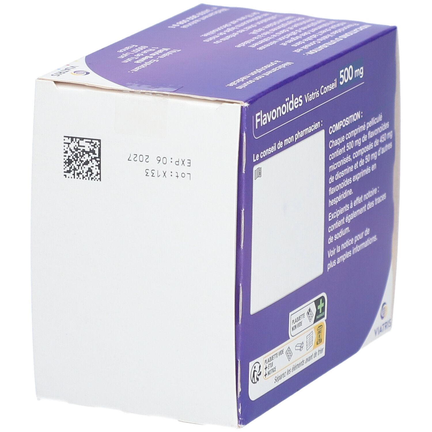 Flavonoïdes Viatris Conseil 500mg