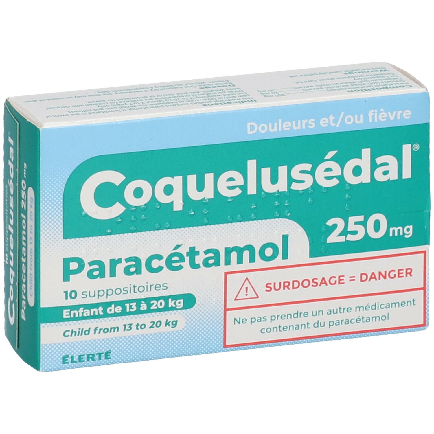 Coquelusédal Paracétamol 250 mg