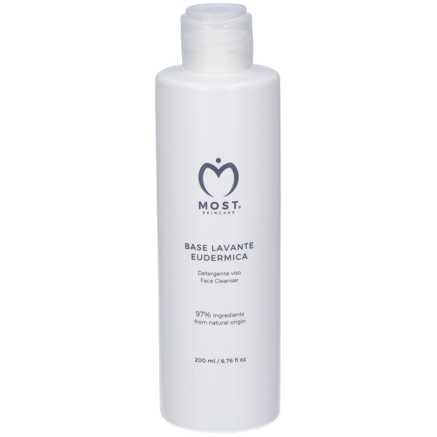 Flacon blanc MOST Eudermic Waschbasis, 200 ml.