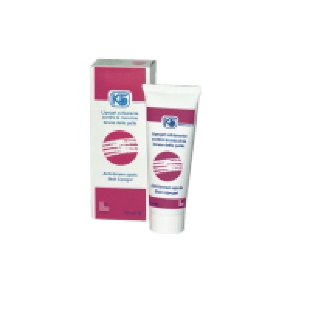 Tube et boîte. Inscription: K5 Lipogel, contre les taches brunes. Emballage rose et blanc.