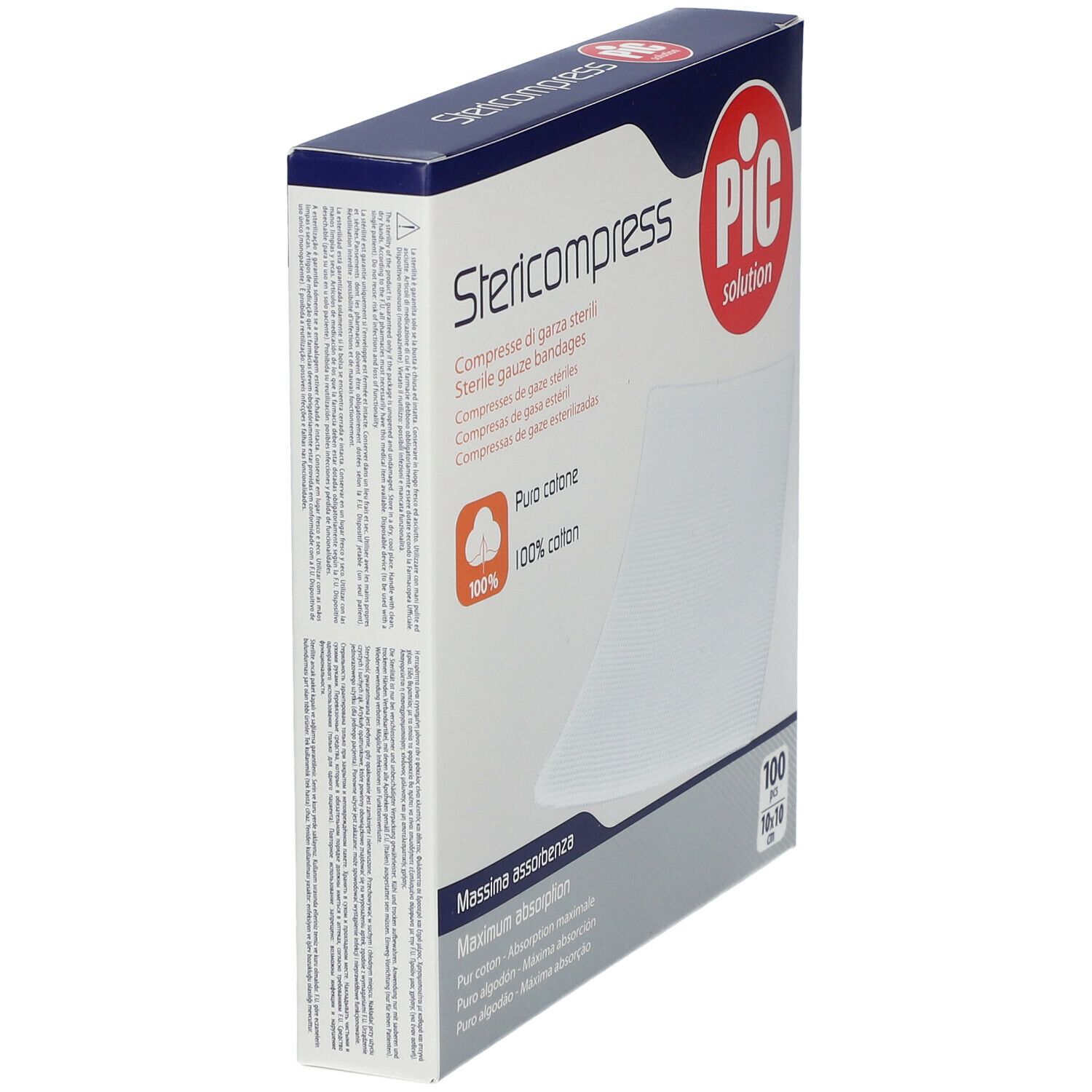 Pic Solution Stericompress 10 cm x 10 cm