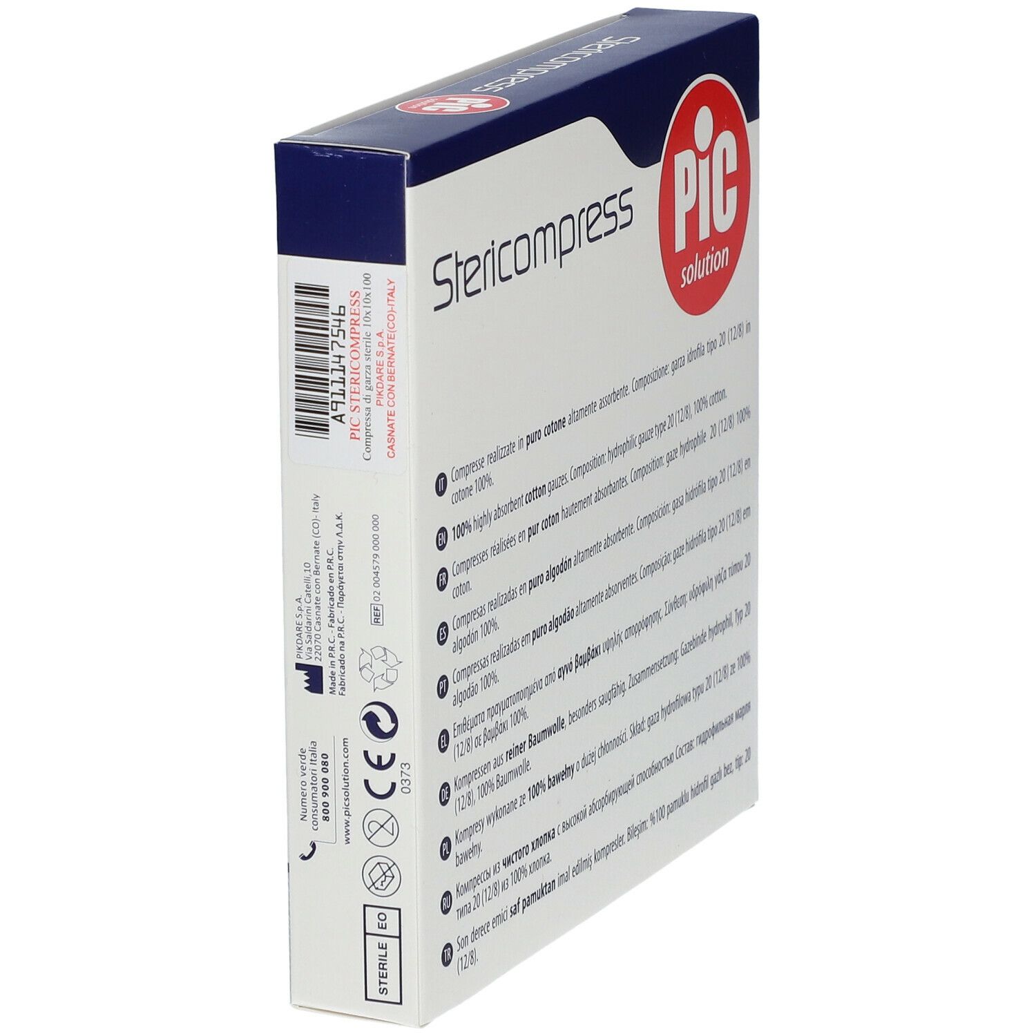 Pic Solution Stericompress 10 cm x 10 cm