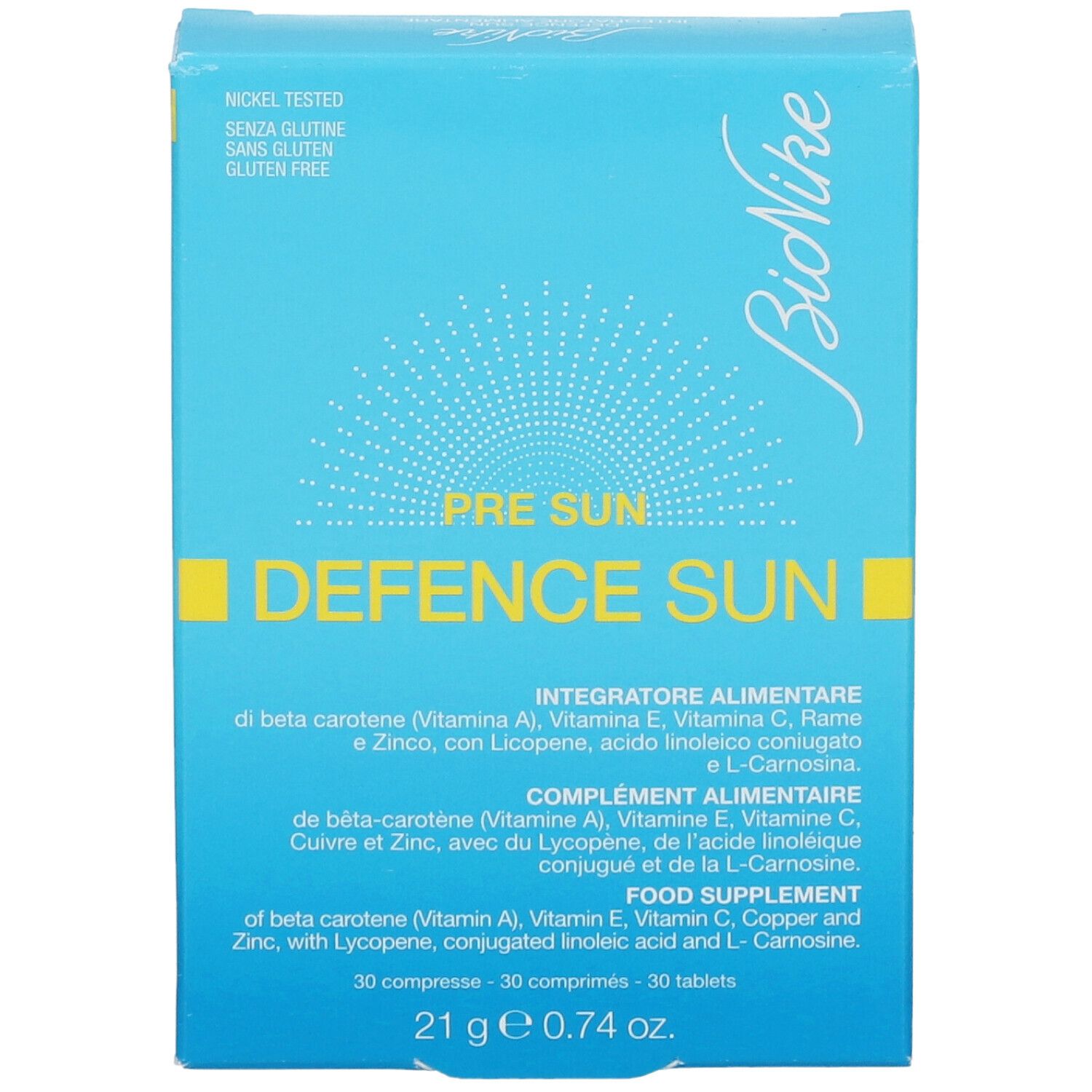 BioNike Pre Sun DEFENCE SUN