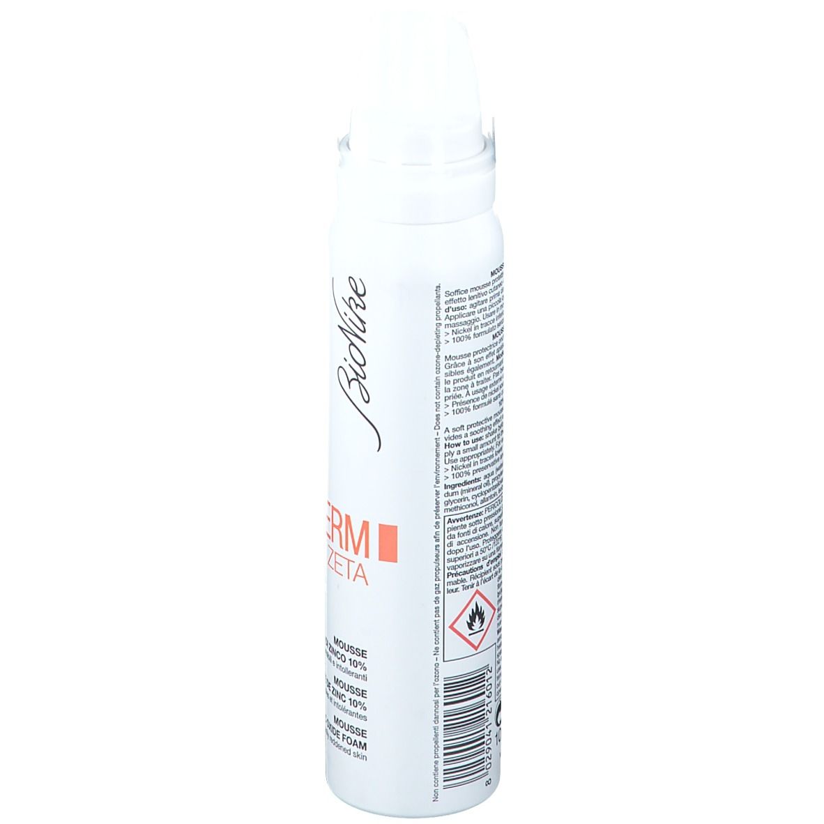 BioNike TRIDERM ZETA Mousse oxyde de zinc 10 %