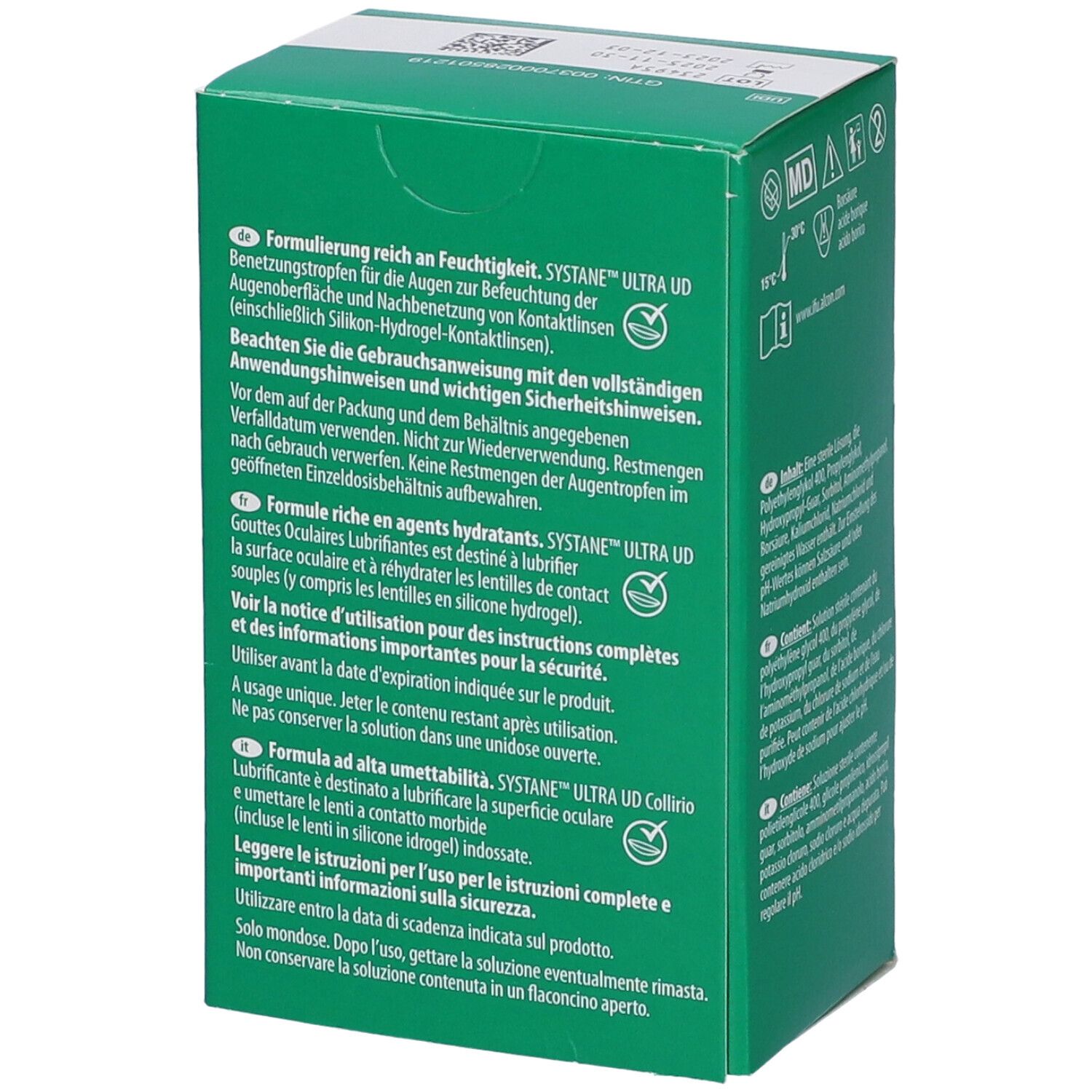 Systane® Ultra UD Gouttes oculaires lubrifiantes