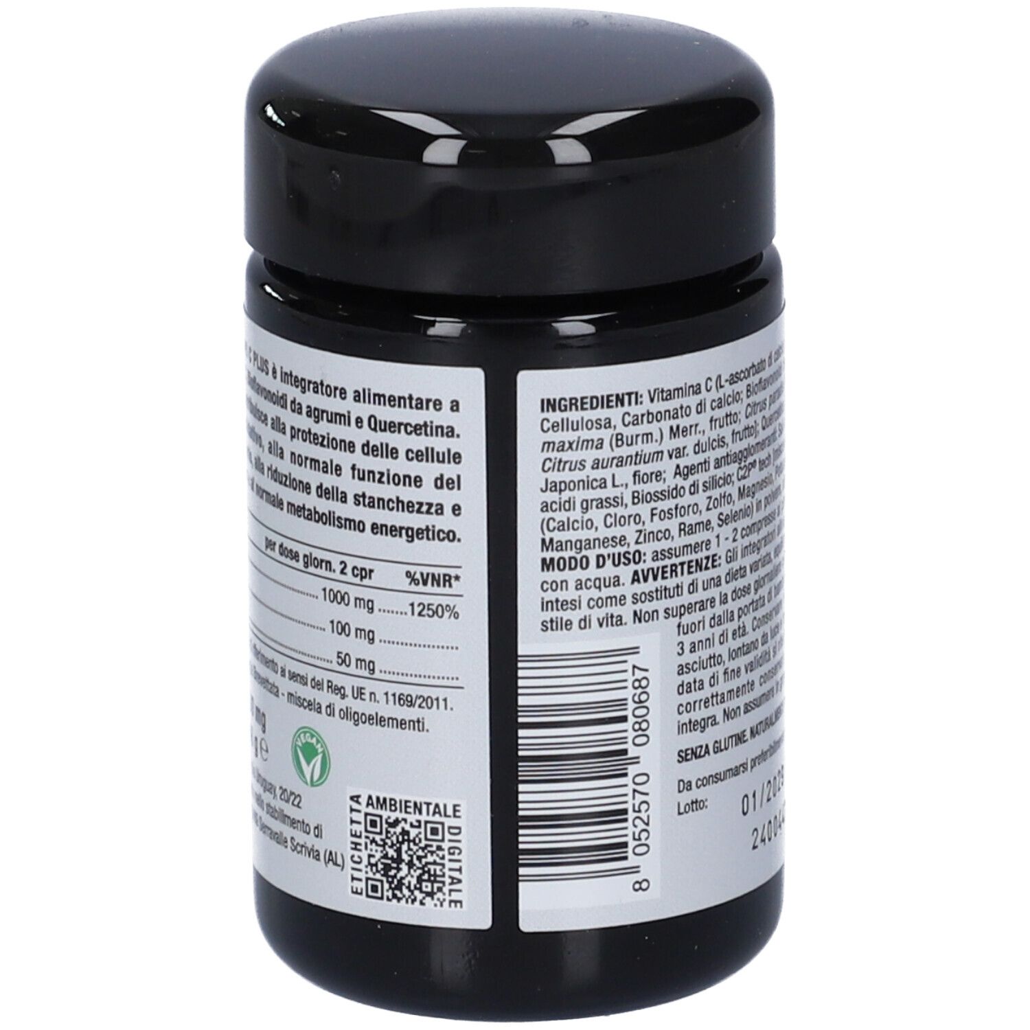 Boîte noire de compléments alimentaires, 60 gélules.