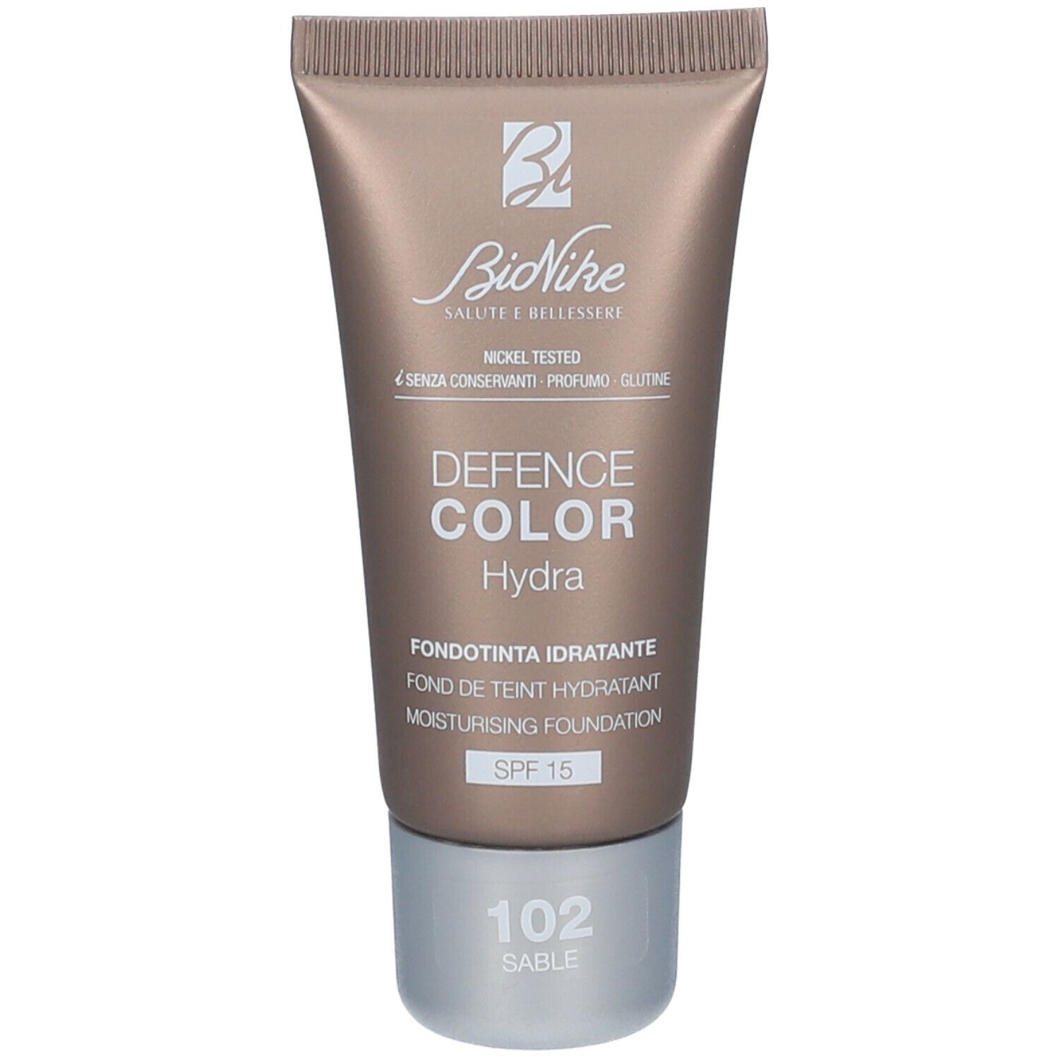 BioNike DEFENCE COLOR HYDRA Fond de Teint Hydratant 102 Sable
