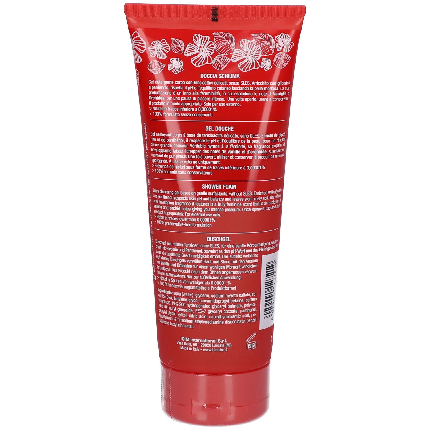 BioNike XSENSE Gel Douche Parfumé Velvet Vanilla