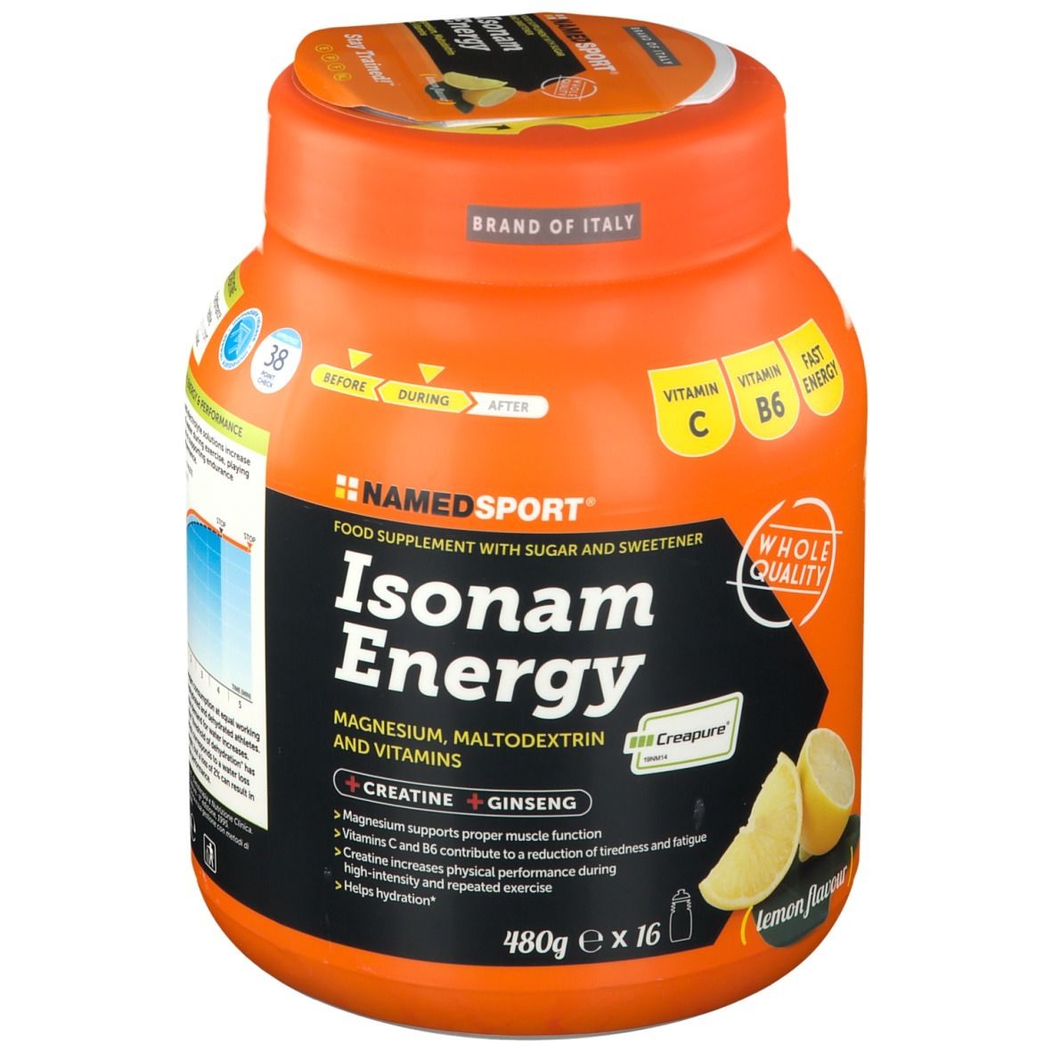 NAMEDSPORT® Isonam Energy Lemon