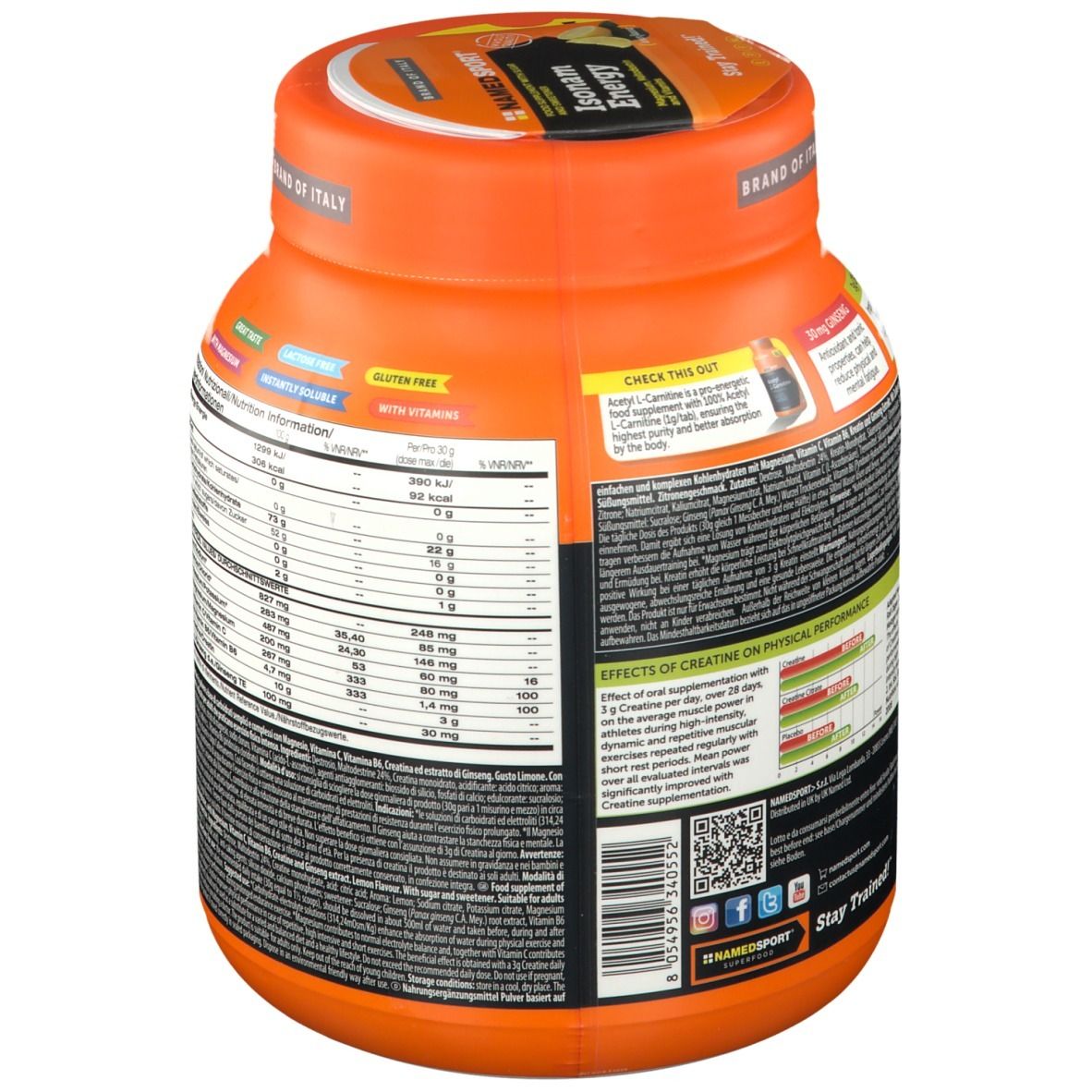NAMEDSPORT® Isonam Energy Lemon