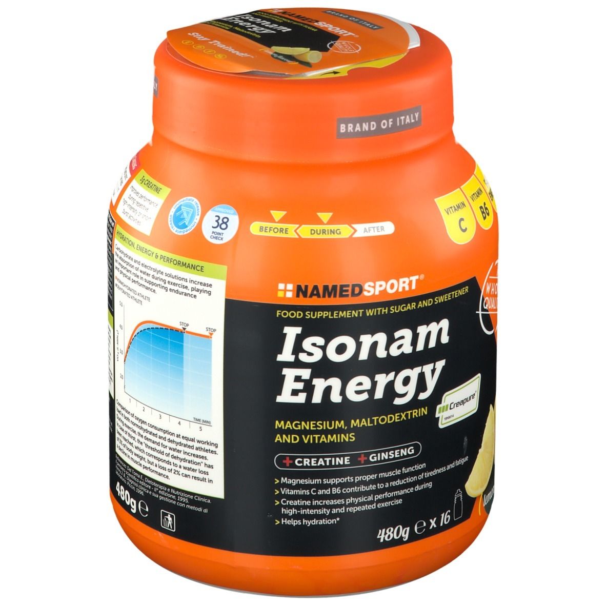NAMEDSPORT® Isonam Energy Lemon