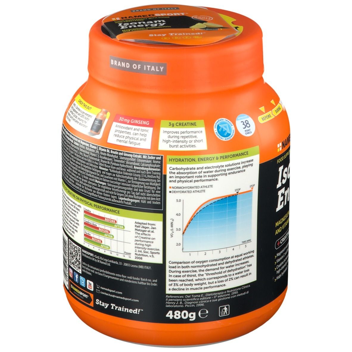 NAMEDSPORT® Isonam Energy Lemon