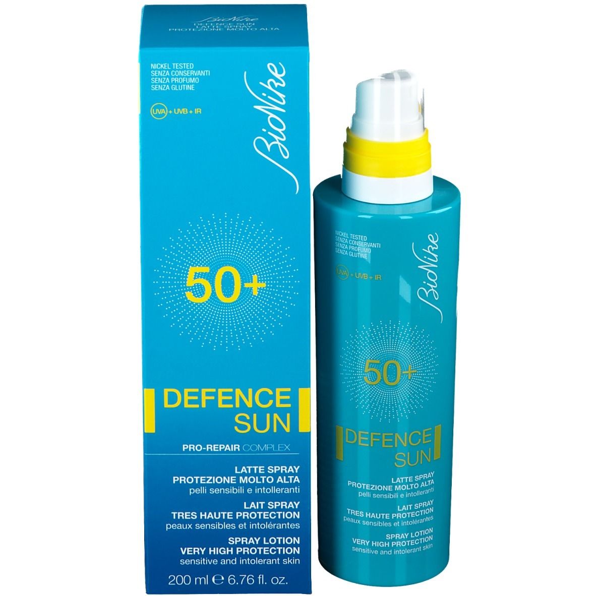 BioNike DEFENCE SUN Lait spray SPF 50+