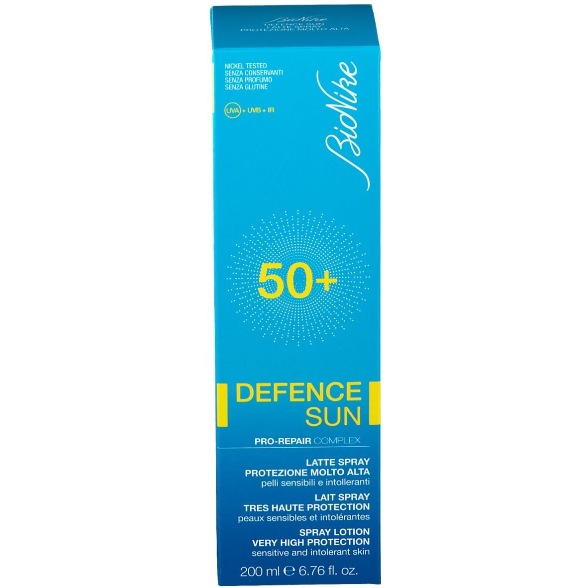 BioNike DEFENCE SUN Lait spray SPF 50+