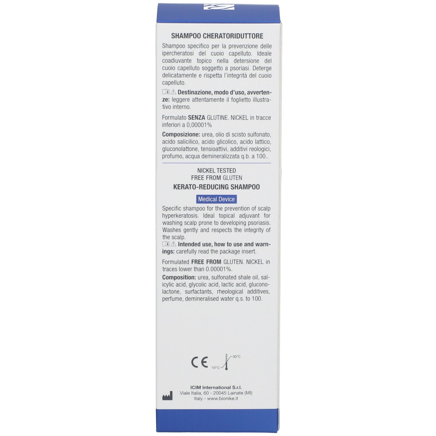 BioNike PROXERA Psomed 3 Shampoing kératoréducteur – Urée 3 %