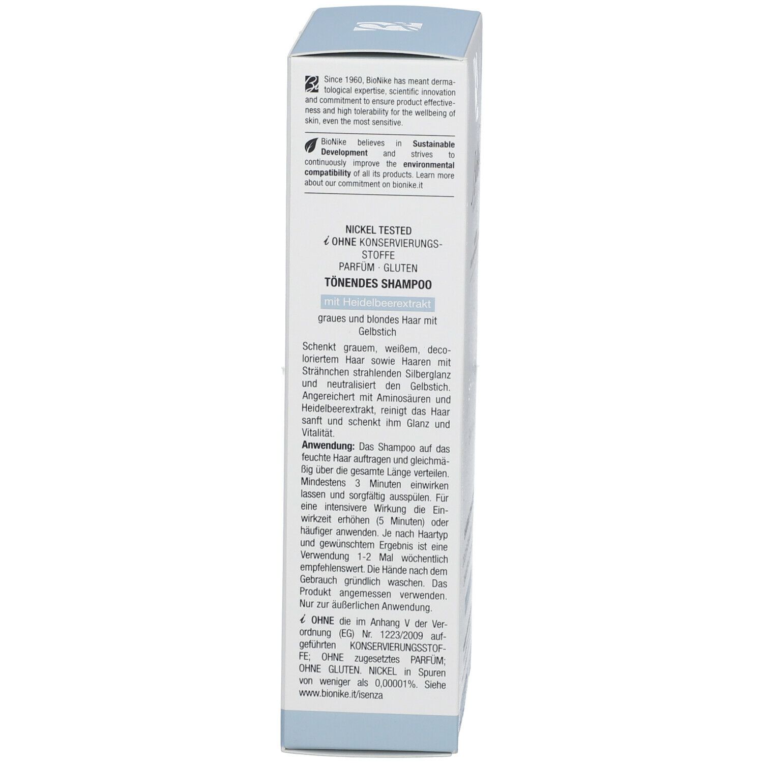 BioNike SHINE ON SILVER TOUCH Shampoing publicateur