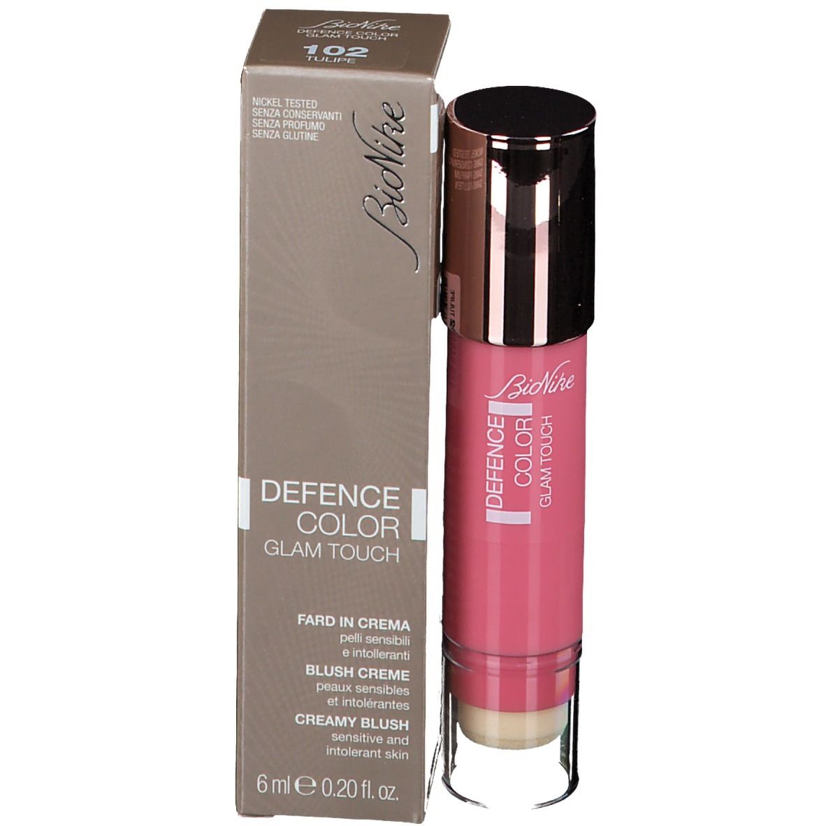 BioNike DEFENCE COLOR GLAM TOUCH Blush crème 102 Tulipe