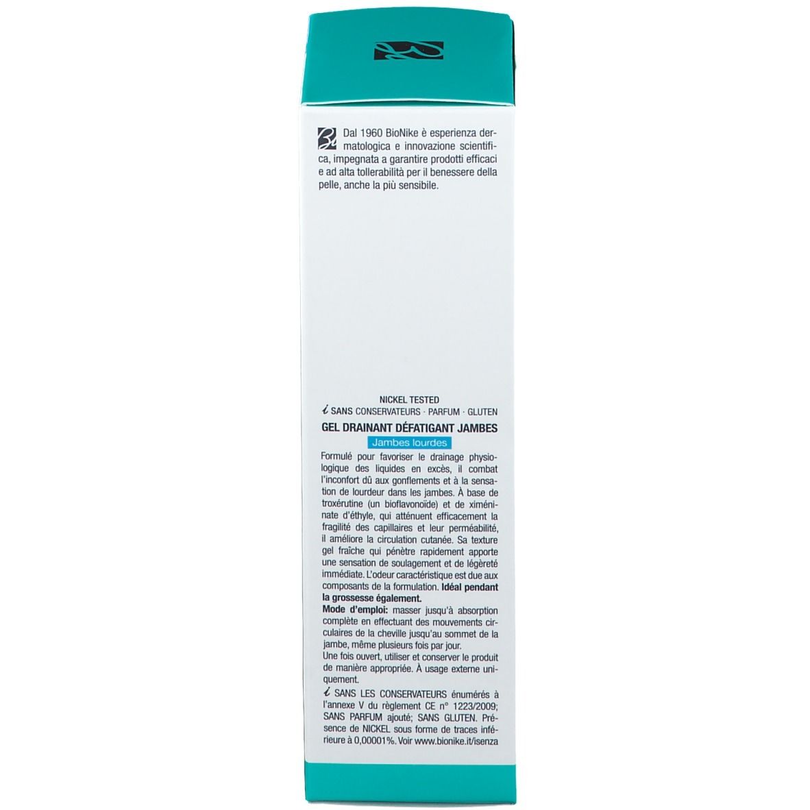 BioNike DEFENCE BODY Drain Gel drainant défatigant Jambes lourdes