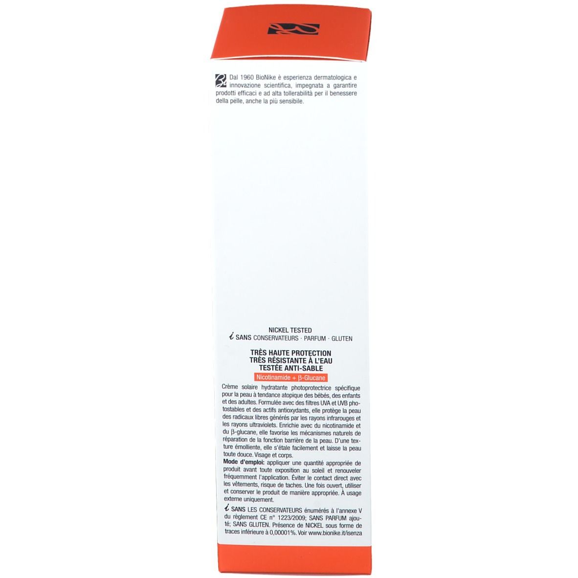 BioNike TRIDERM AD Crème Solaire SPF50+