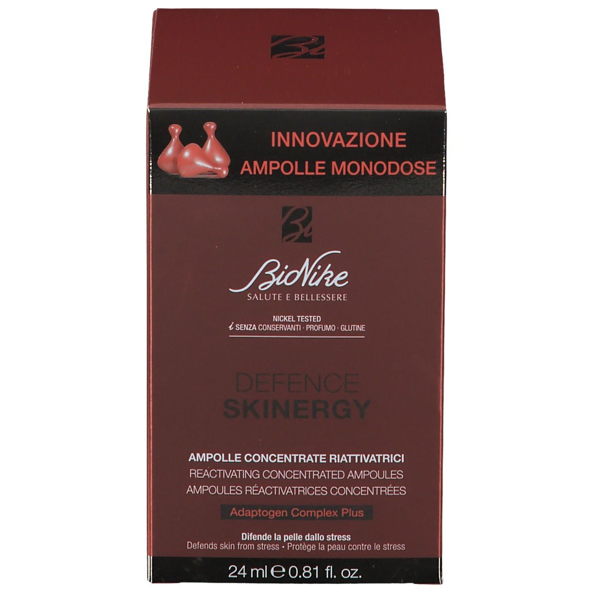 BioNike DEFENCE SKINERGY Ampoules Réactivatrices concentrées