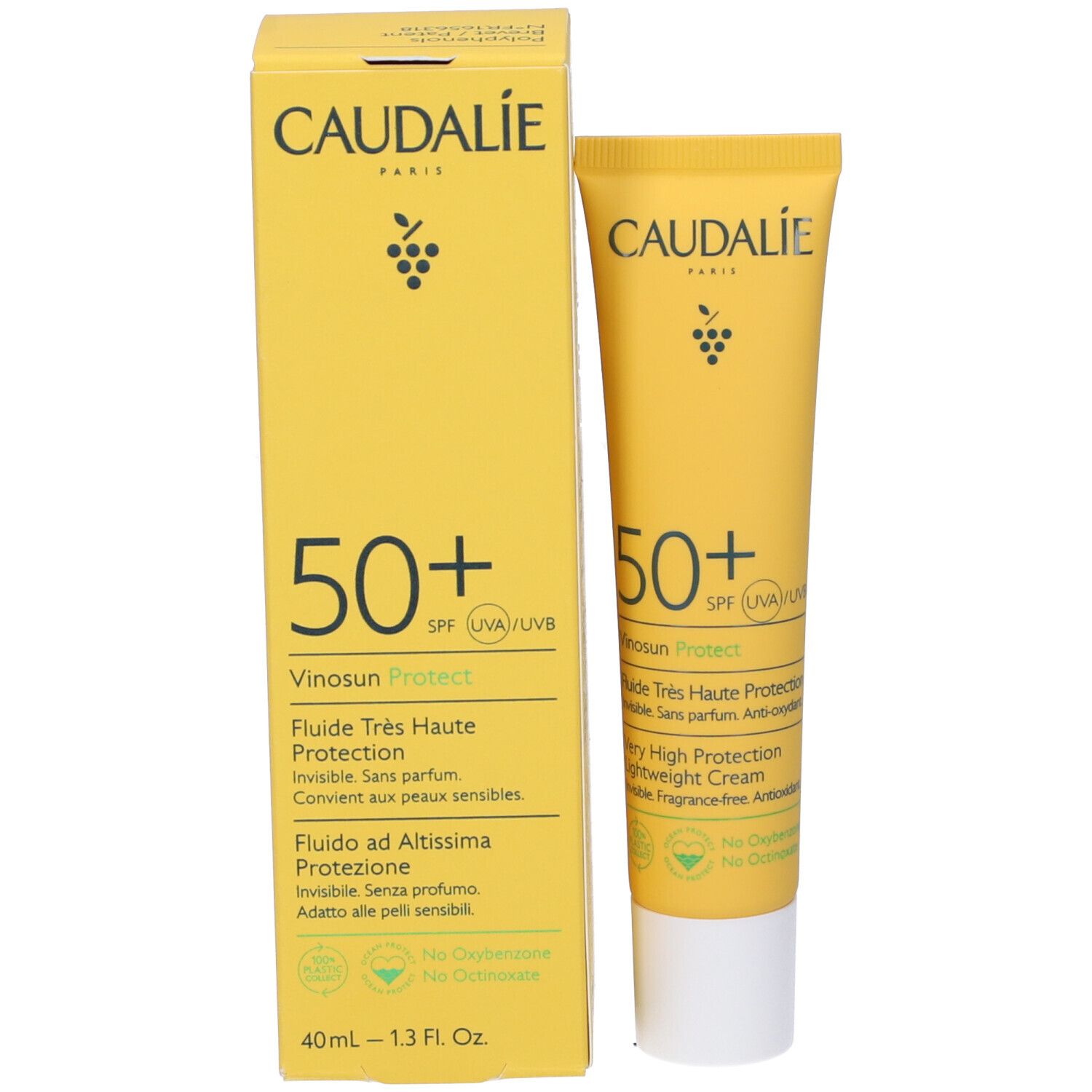 Caudalie Vinosun Ocean Protect Fluide de très haute protection SPF50+