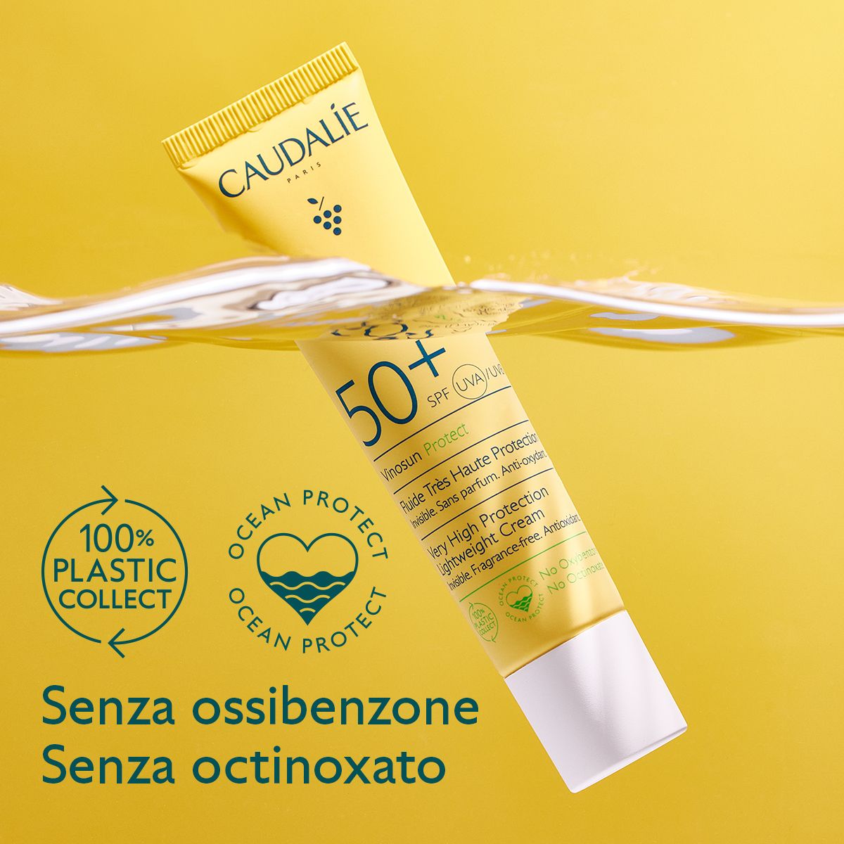 Caudalie Vinosun Ocean Protect Fluide de très haute protection SPF50+