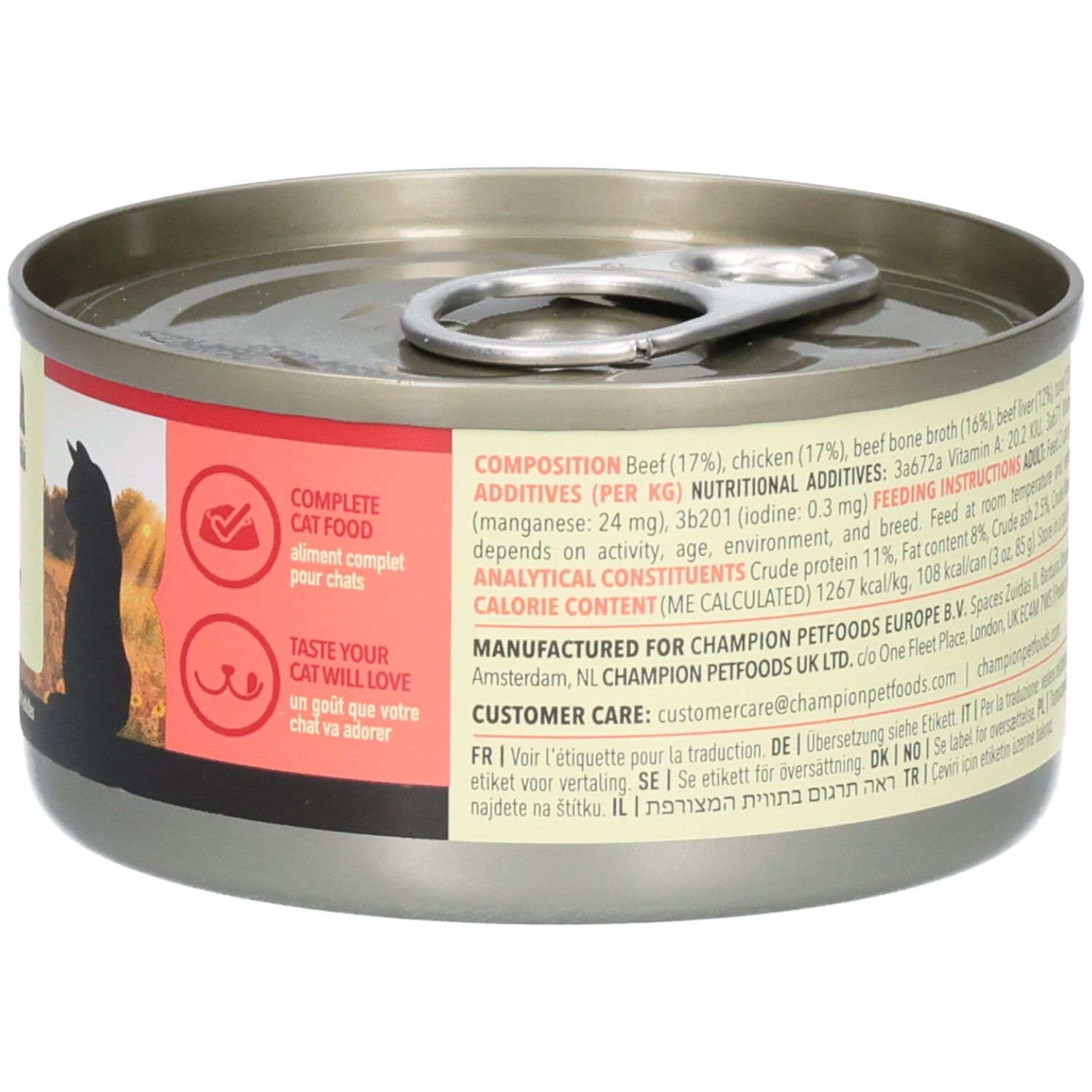 ACANA Pâté Boeuf: Composition, valeurs nutritionnelles, teneur en calories.