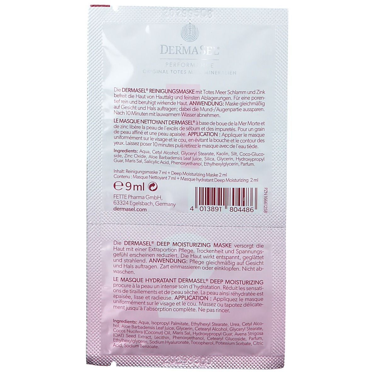 DermaSel® Performance Deep Moisturizing masque de soin