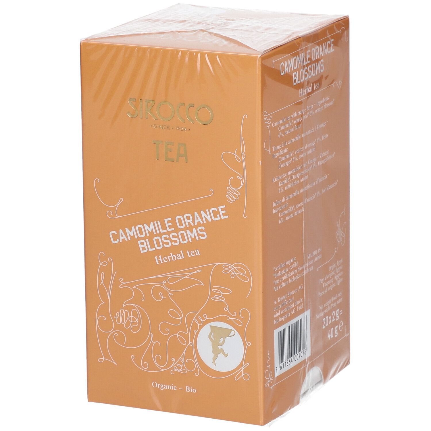 SIROCCO Sachets de thé Fleurs d'oranger camomille