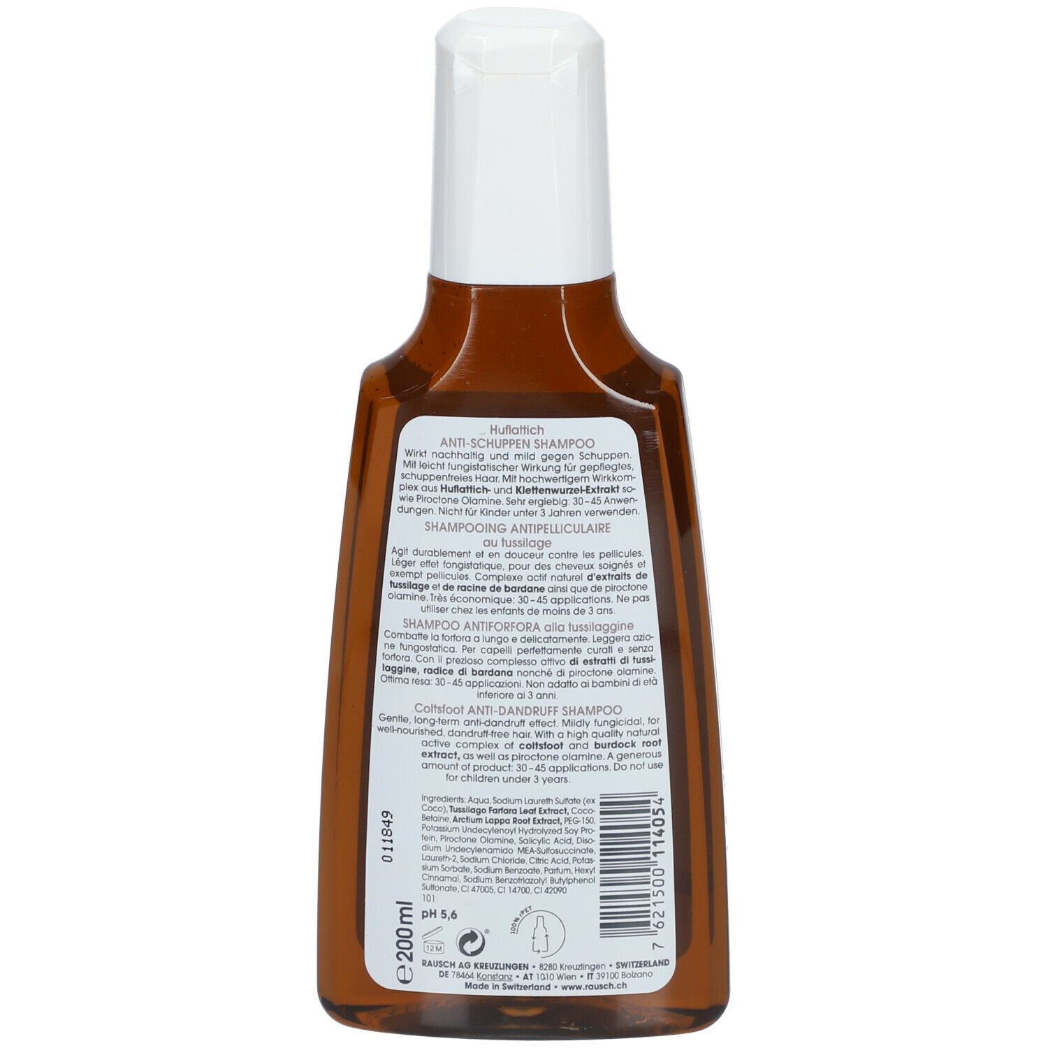 RAUSCH Shampooing antipelliculaire au tussilage