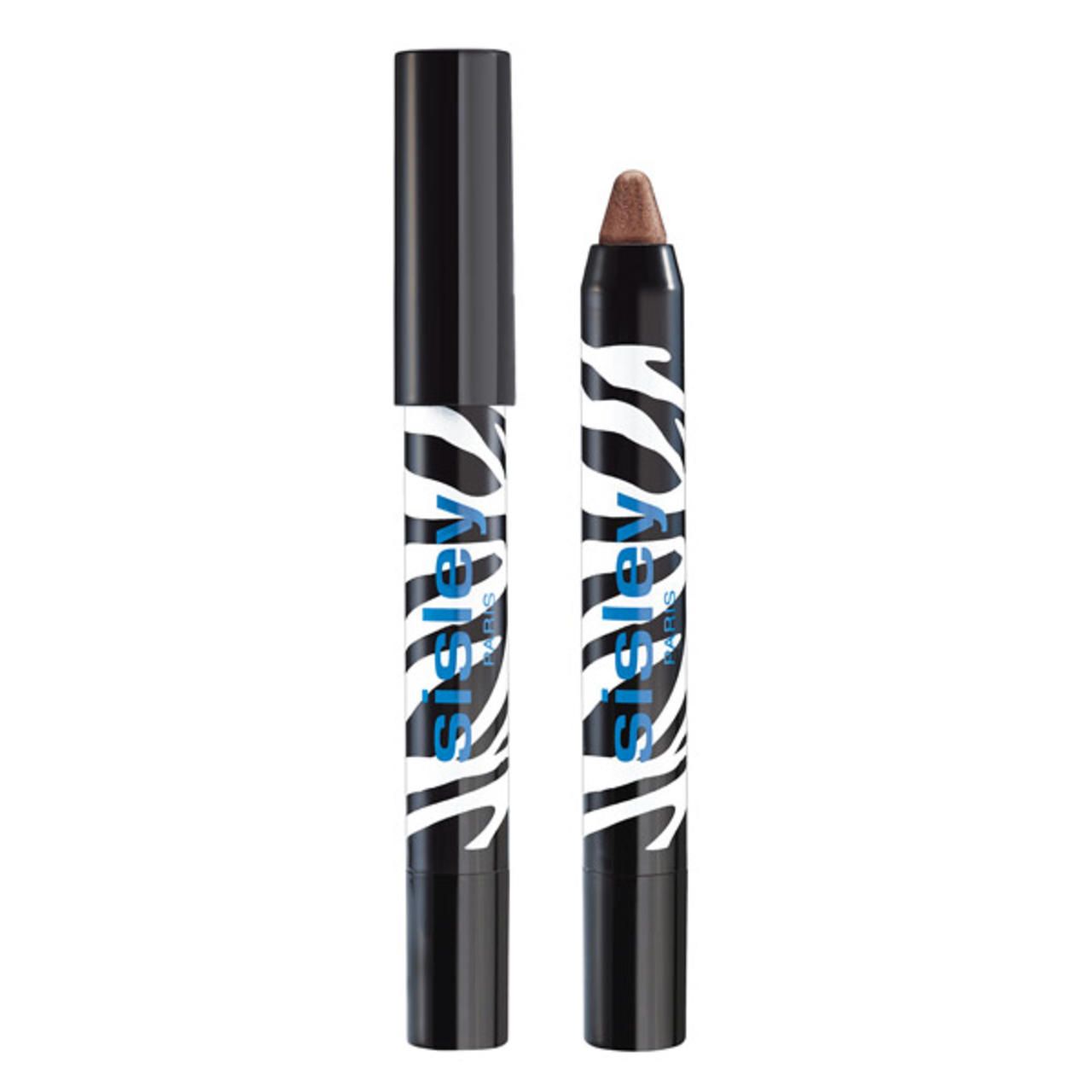 Sisley Phyto-Eye Twist crayon fard à paupières motif zèbre. Fermé et ouvert.
