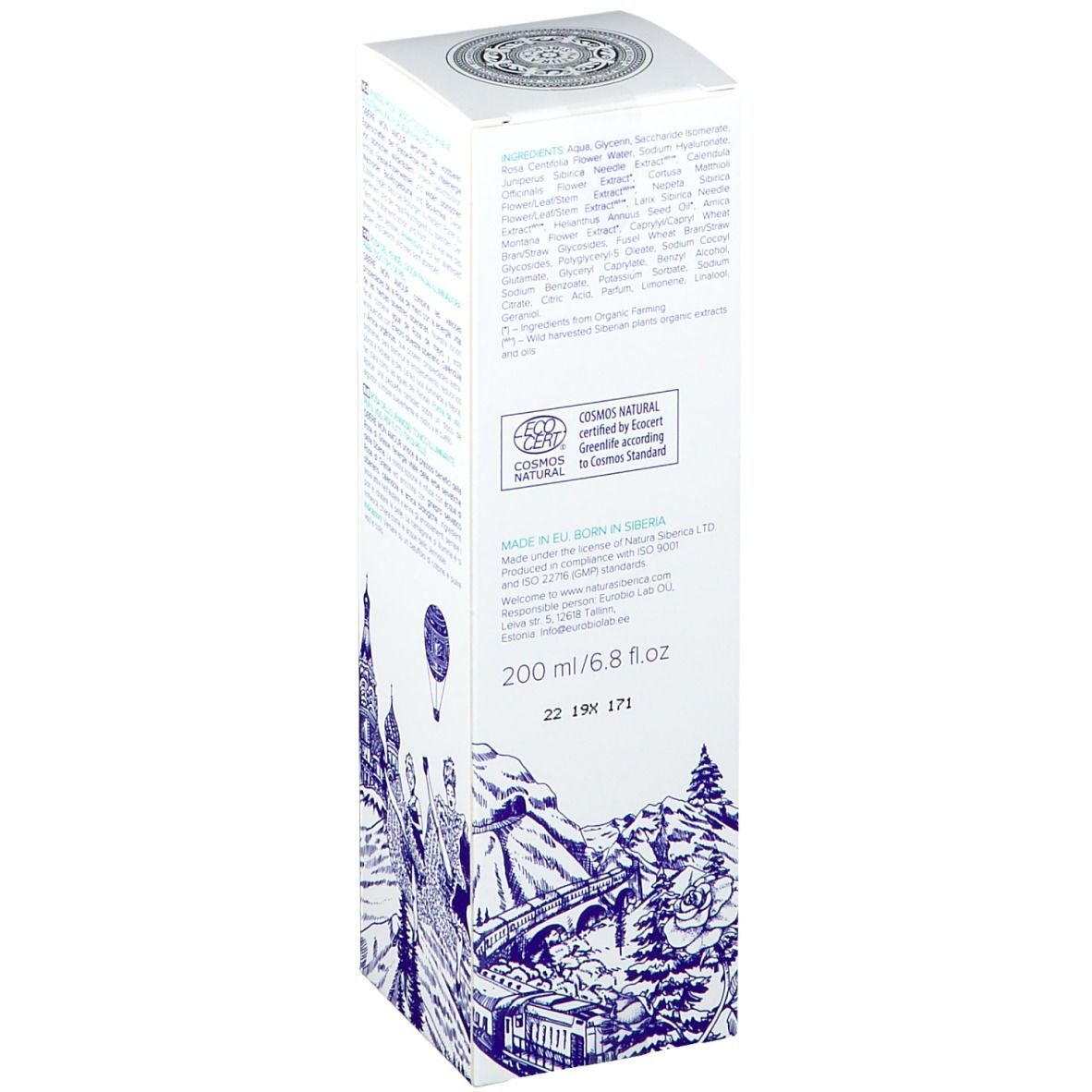 NATURA SIBERICA ROSE DU IENISSEI Lotion visage éclat du teint