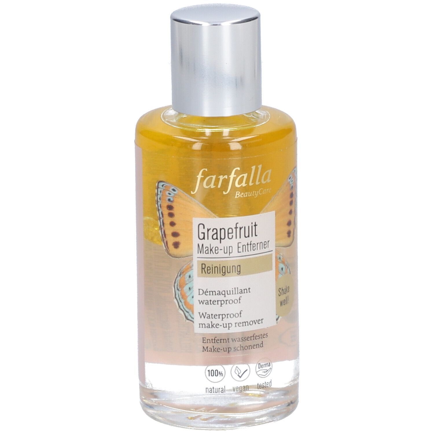 farfalla Grapefruit, Démaquillant waterproof