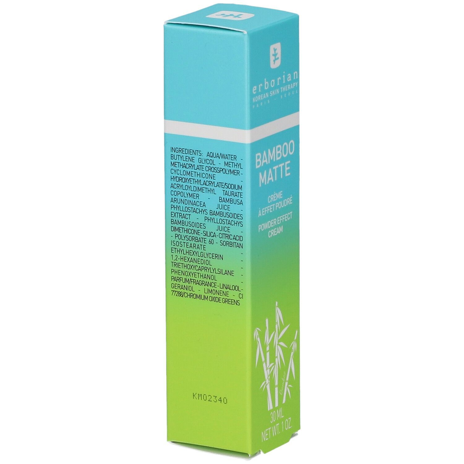 erborian BAMBOO MATTE Crème de jour matifiante - effet poudré