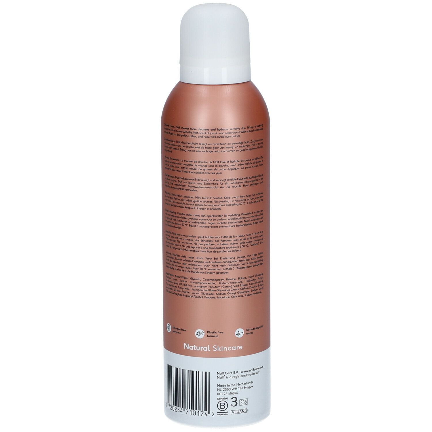 NAIF Limited edition: Mousse de douche nourrissante