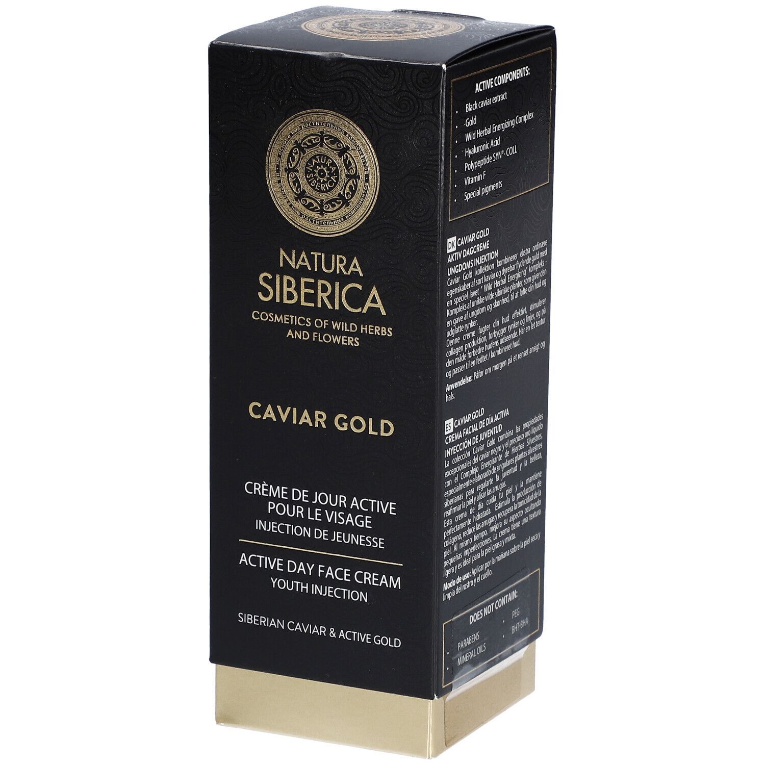 Natura Siberica Caviar Gold Crème de Jour Active Visage "Injection de Jeunesse"