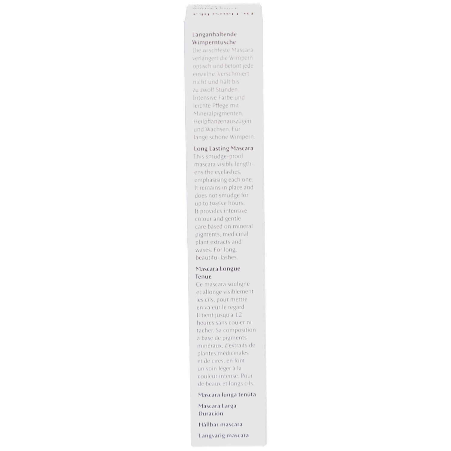 Dr. Hauschka Mascara longue tenue noir 01