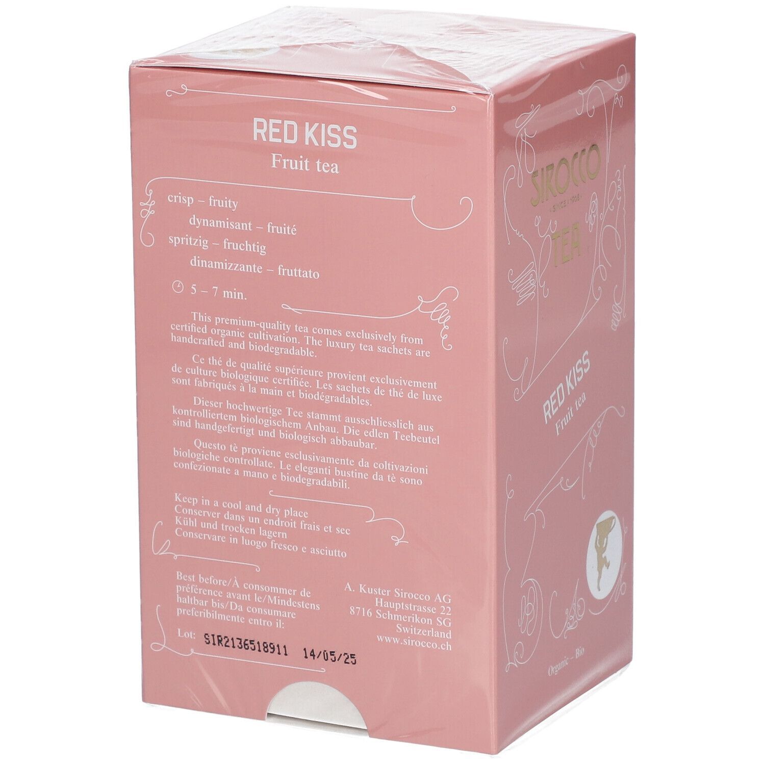 SIROCCO Sachets de thé Red kiss