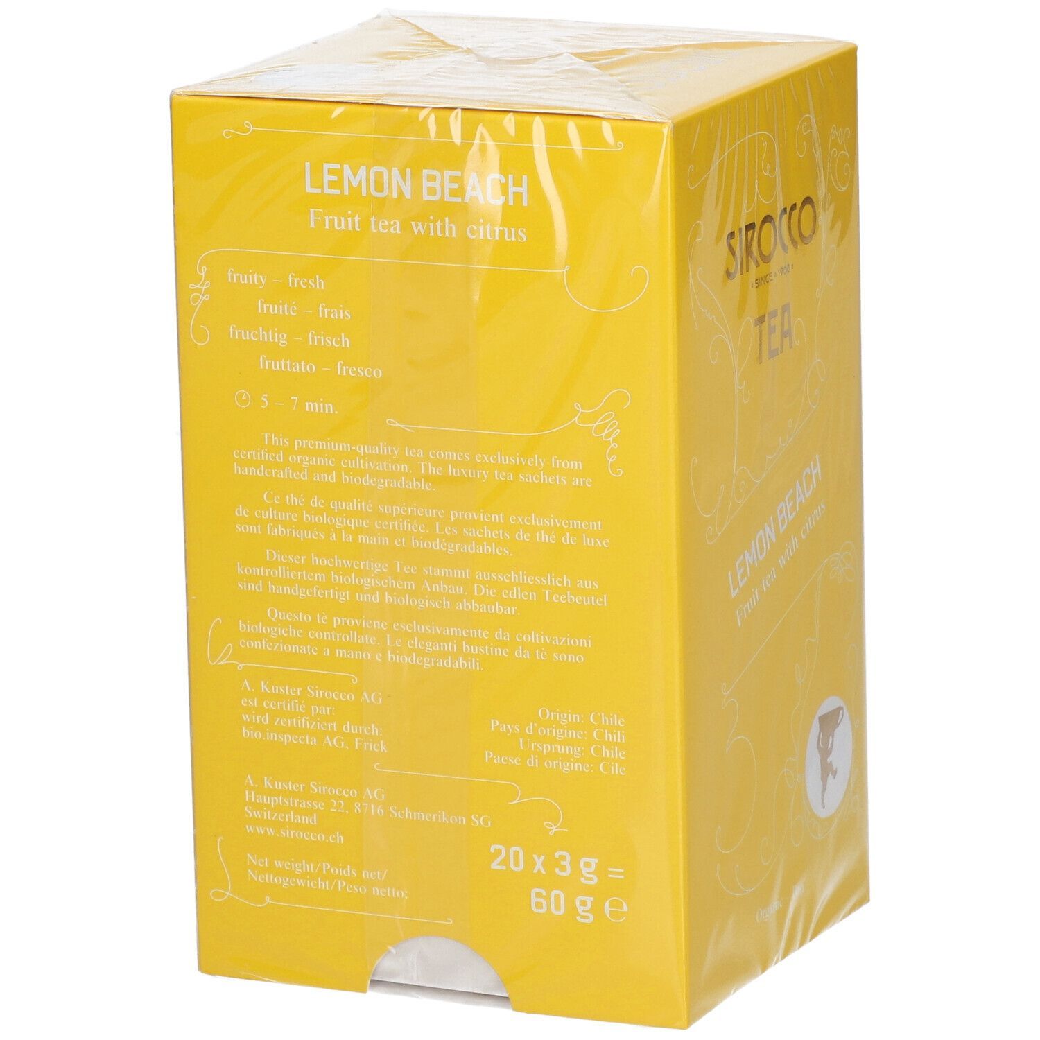 SIROCCO Sachets de thé Lemon Beach